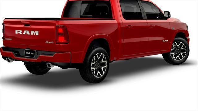 New 2026 Molten Red Pearl-Coat Exterior Paint RAM RAM 1500 LARAMIE CREW CAB 4X4 5