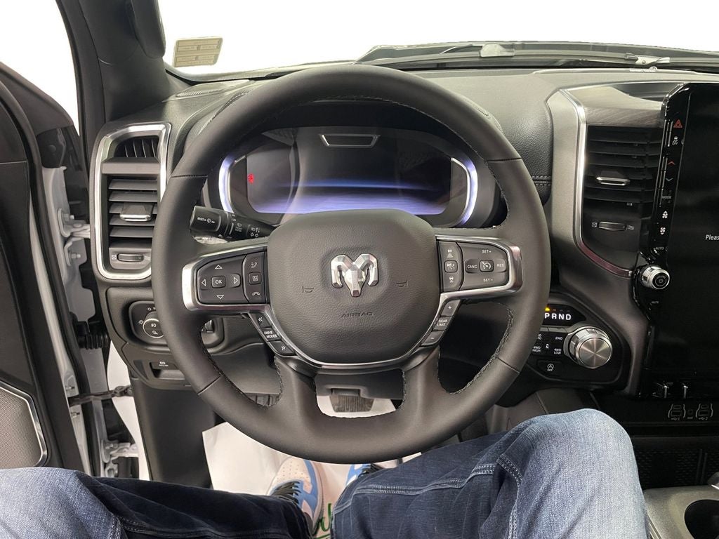 New 2026 Bright White Clear-Coat Exterior Paint RAM RAM 1500 LARAMIE CREW CAB 4X4 5