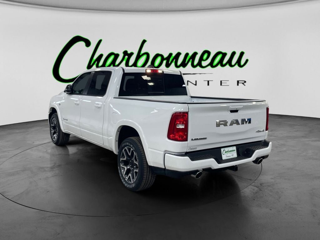 New 2026 Bright White Clear-Coat Exterior Paint RAM RAM 1500 LARAMIE CREW CAB 4X4 5