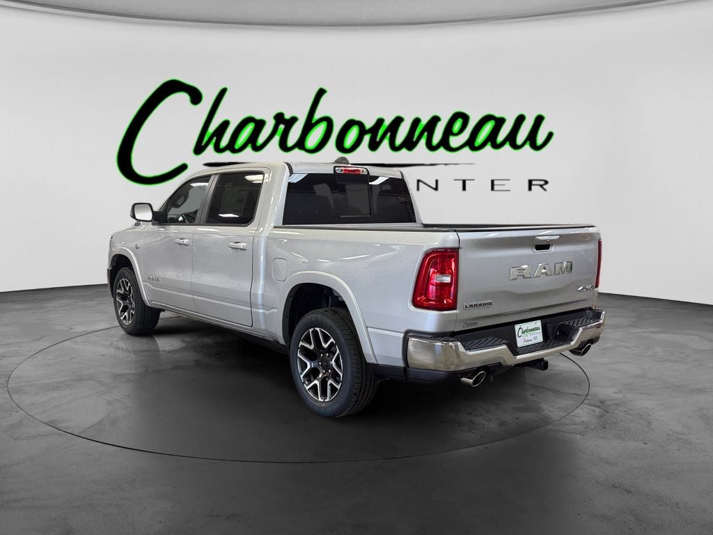 New 2026 Silver Zynith Exterior Paint RAM RAM 1500 LARAMIE CREW CAB 4X4 5