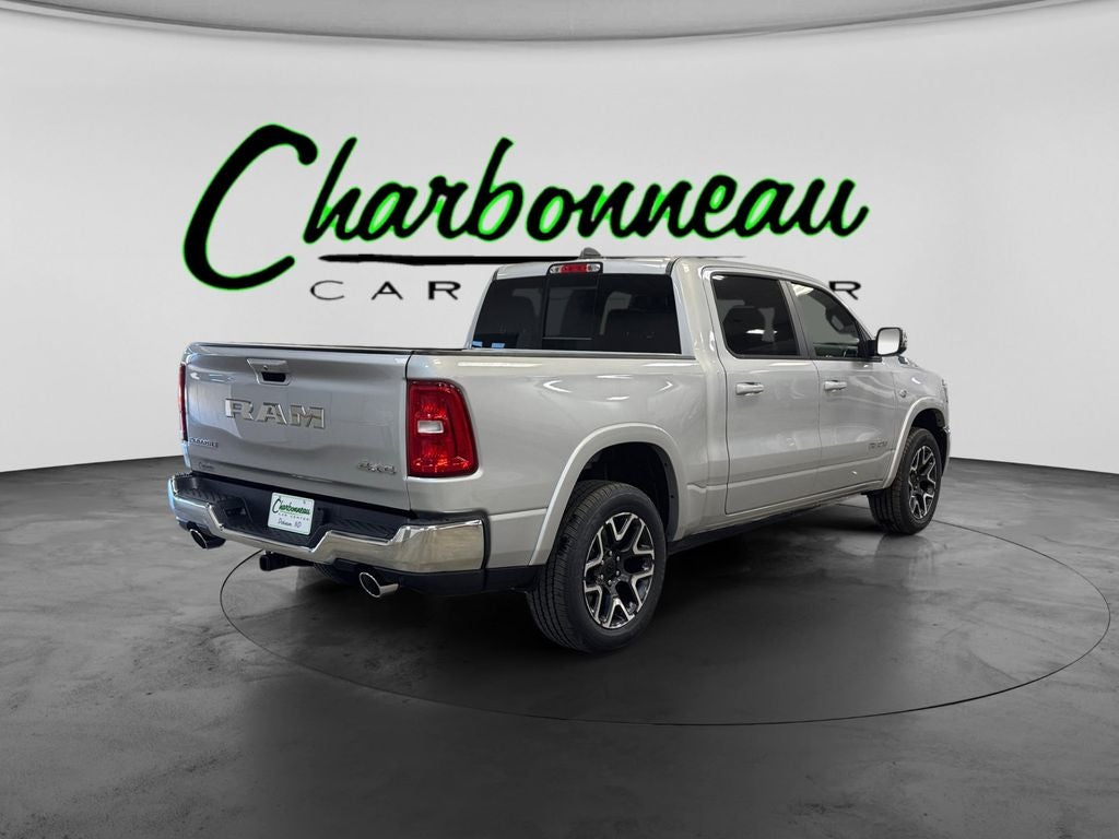 New 2026 Silver Zynith Exterior Paint RAM RAM 1500 LARAMIE CREW CAB 4X4 5