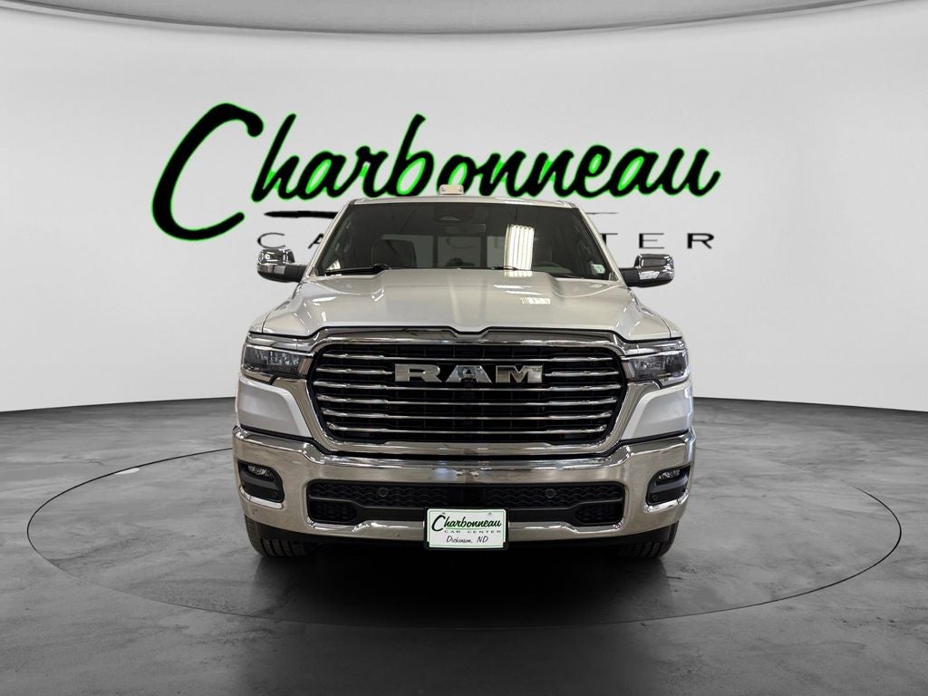 New 2026 Silver Zynith Exterior Paint RAM RAM 1500 LARAMIE CREW CAB 4X4 5