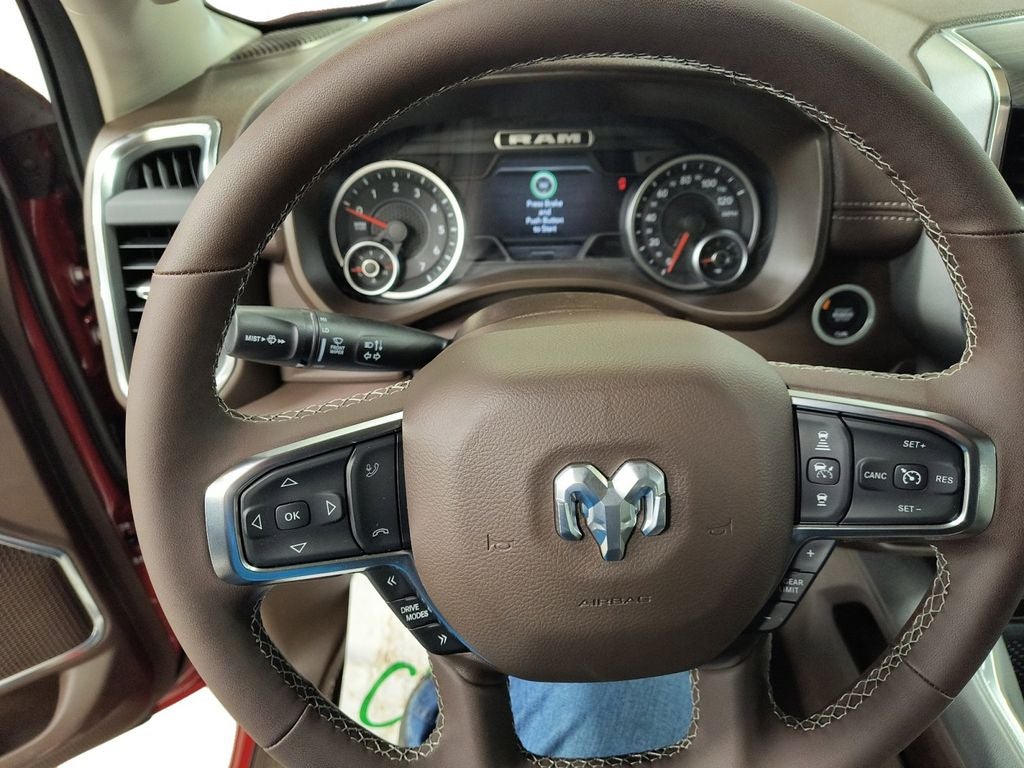 New 2026 Molten Red Pearl-Coat Exterior Paint RAM RAM 1500 LARAMIE CREW CAB 4X4 5