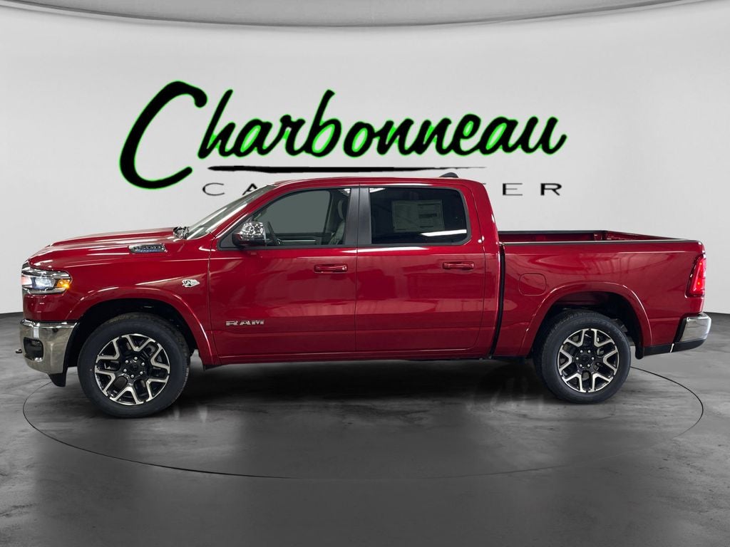 New 2026 Molten Red Pearl-Coat Exterior Paint RAM RAM 1500 LARAMIE CREW CAB 4X4 5