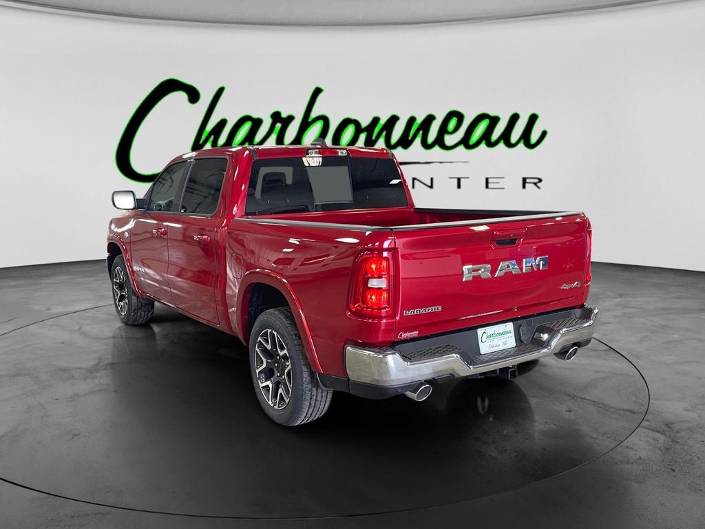 New 2026 Molten Red Pearl-Coat Exterior Paint RAM RAM 1500 LARAMIE CREW CAB 4X4 5
