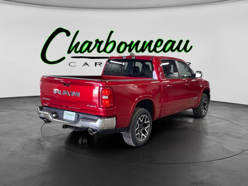 New 2026 Molten Red Pearl-Coat Exterior Paint RAM RAM 1500 LARAMIE CREW CAB 4X4 5