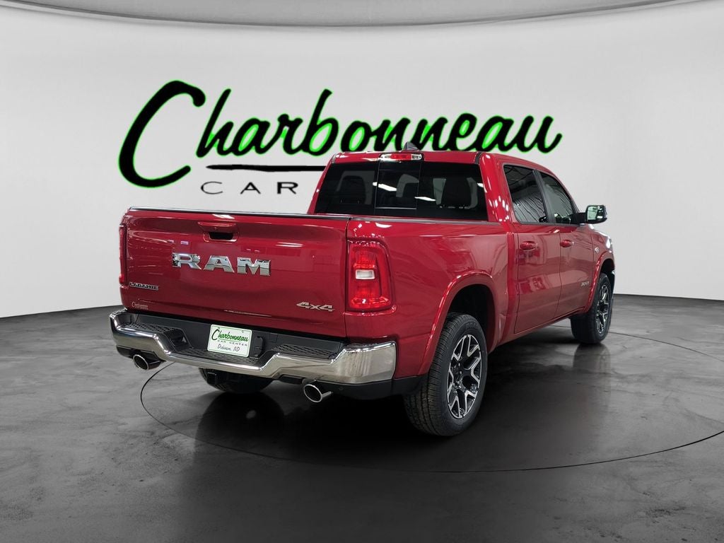 New 2026 Molten Red Pearl-Coat Exterior Paint RAM RAM 1500 LARAMIE CREW CAB 4X4 5
