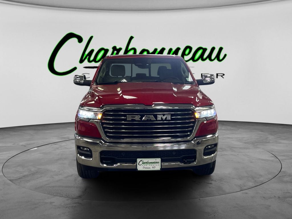 New 2026 Molten Red Pearl-Coat Exterior Paint RAM RAM 1500 LARAMIE CREW CAB 4X4 5