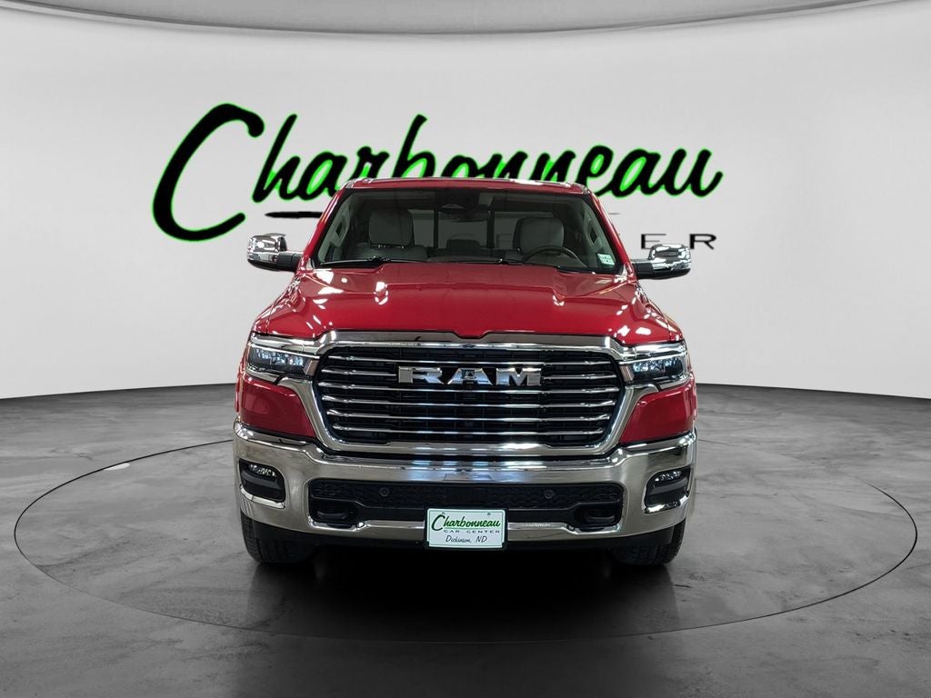New 2026 Molten Red Pearl-Coat Exterior Paint RAM RAM 1500 LARAMIE CREW CAB 4X4 5