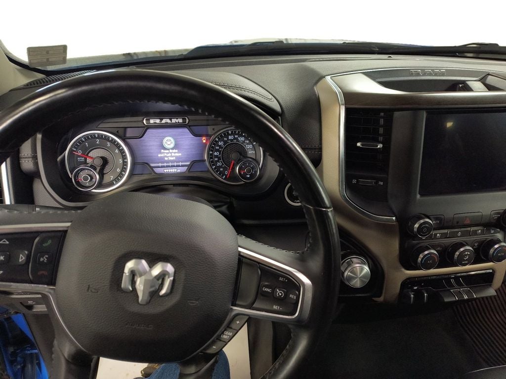 Used 2022 Hydro Blue Pearlcoat RAM Laramie Crew Cab 4x4 5