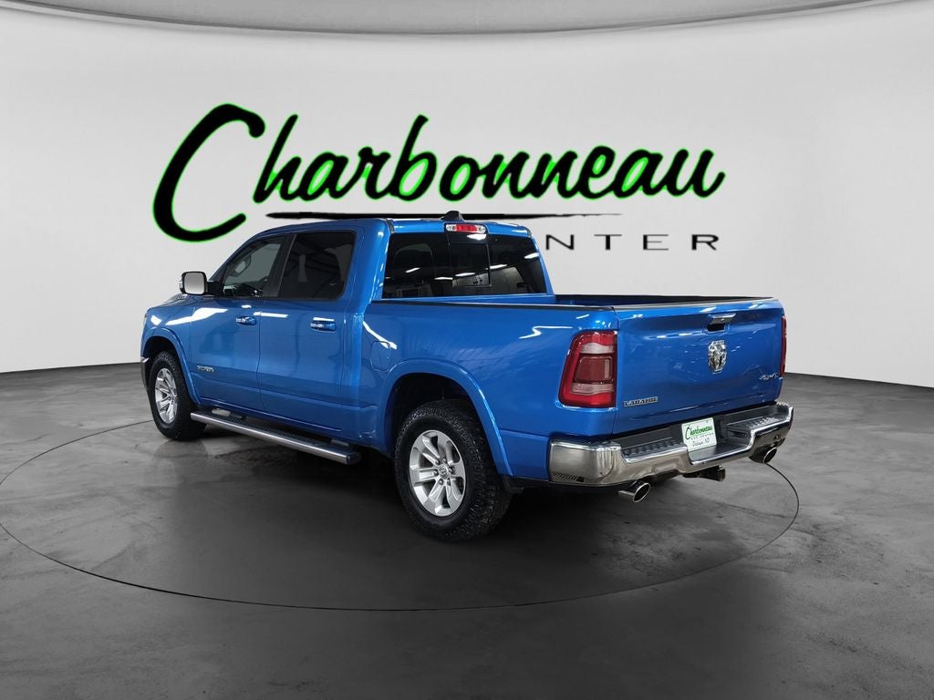 Used 2022 Hydro Blue Pearlcoat RAM Laramie Crew Cab 4x4 5
