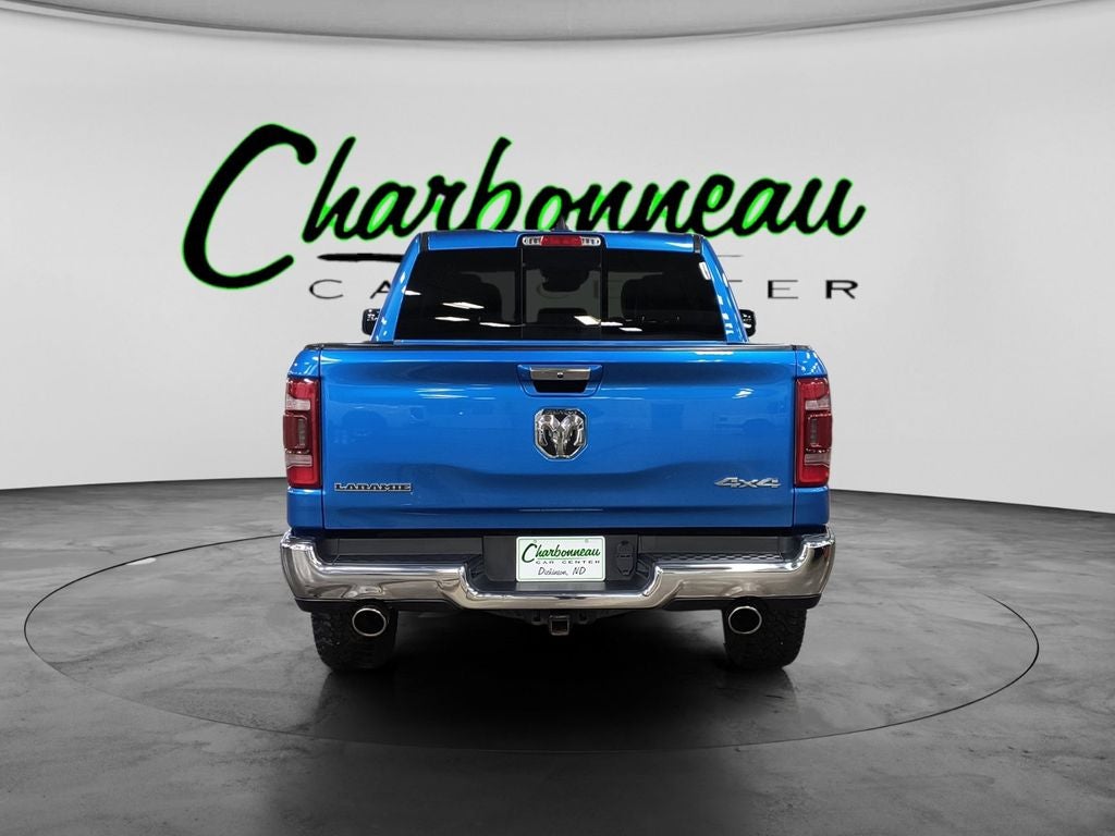 Used 2022 Hydro Blue Pearlcoat RAM Laramie Crew Cab 4x4 5