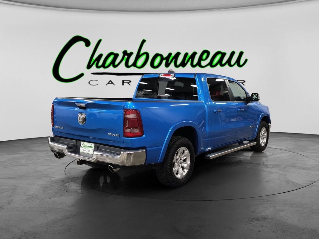 Used 2022 Hydro Blue Pearlcoat RAM Laramie Crew Cab 4x4 5
