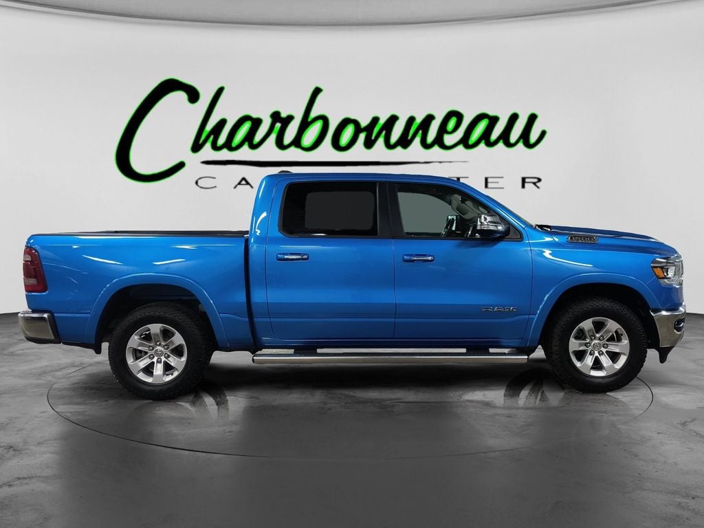 Used 2022 Hydro Blue Pearlcoat RAM Laramie Crew Cab 4x4 5