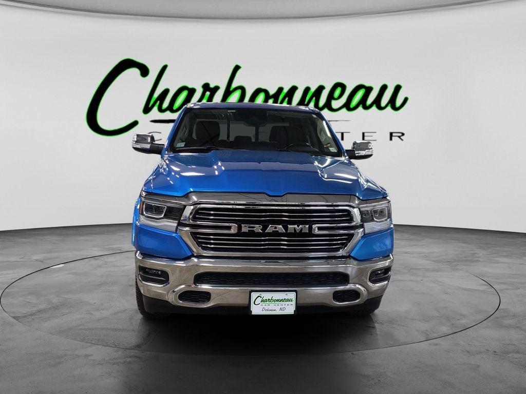 Used 2022 Hydro Blue Pearlcoat RAM Laramie Crew Cab 4x4 5