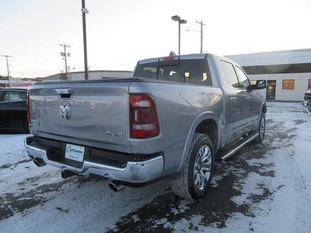 Used 2022 Billet Silver Metallic Clearcoat RAM Limited Longhorn Crew Cab 4x4 5