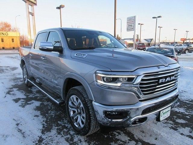 Used 2022 Billet Silver Metallic Clearcoat RAM Limited Longhorn Crew Cab 4x4 5