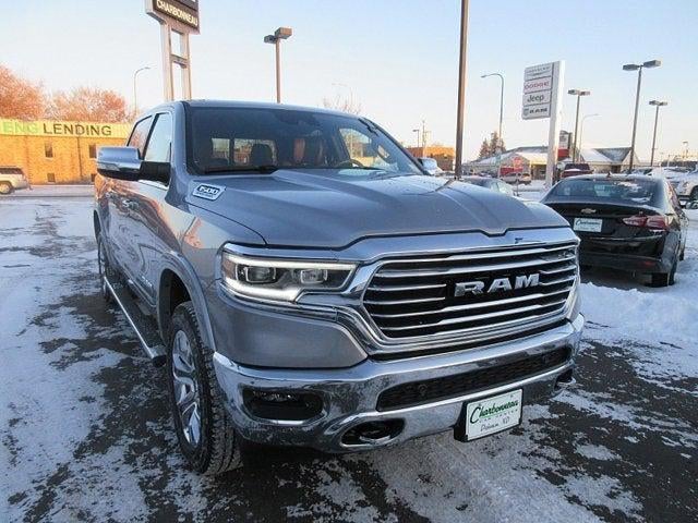 Used 2022 Billet Silver Metallic Clearcoat RAM Limited Longhorn Crew Cab 4x4 5