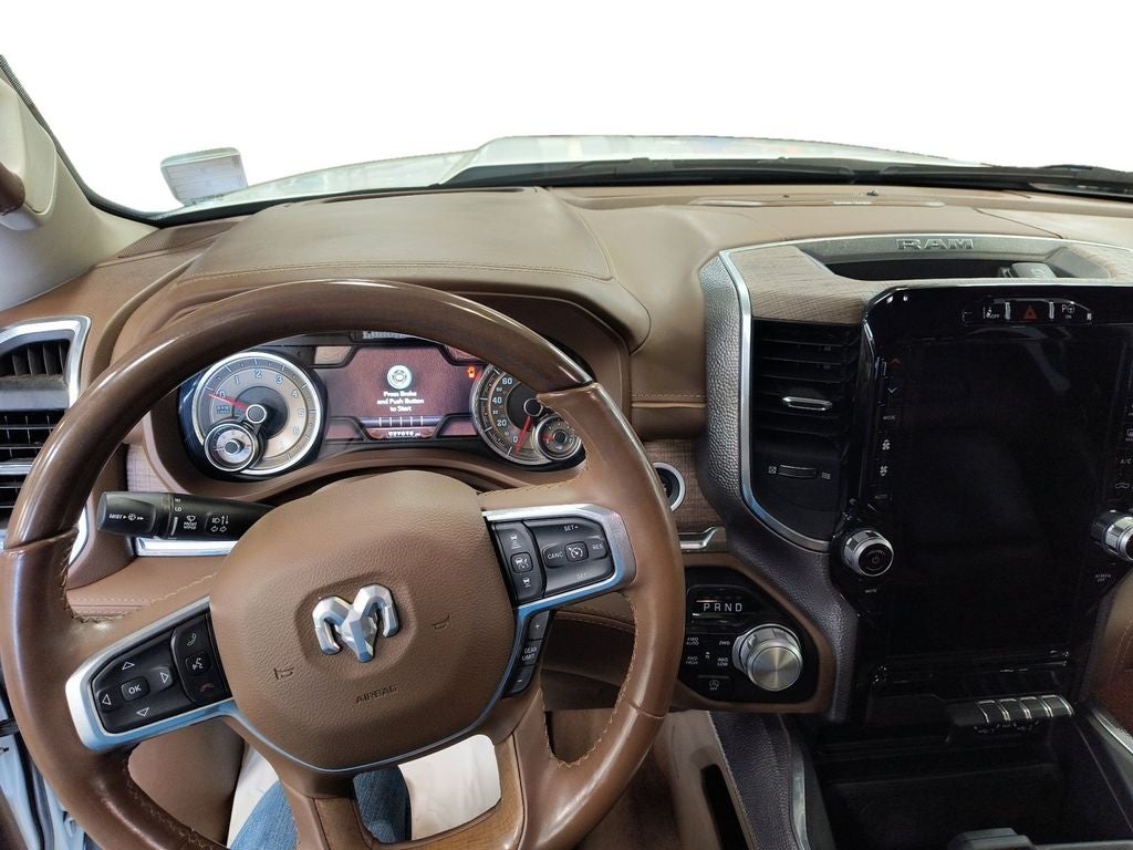 Used 2022 Ivory White Tri-Coat Pearlcoat RAM Longhorn image 12