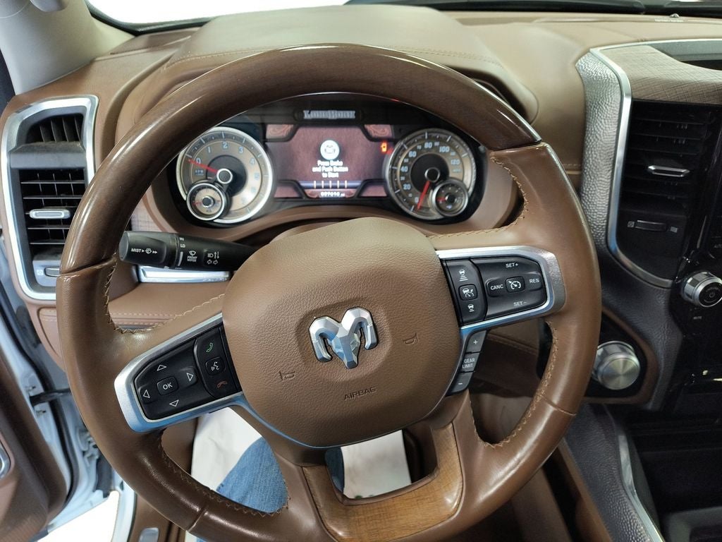 Used 2022 Ivory White Tri-Coat Pearlcoat RAM Longhorn image 13