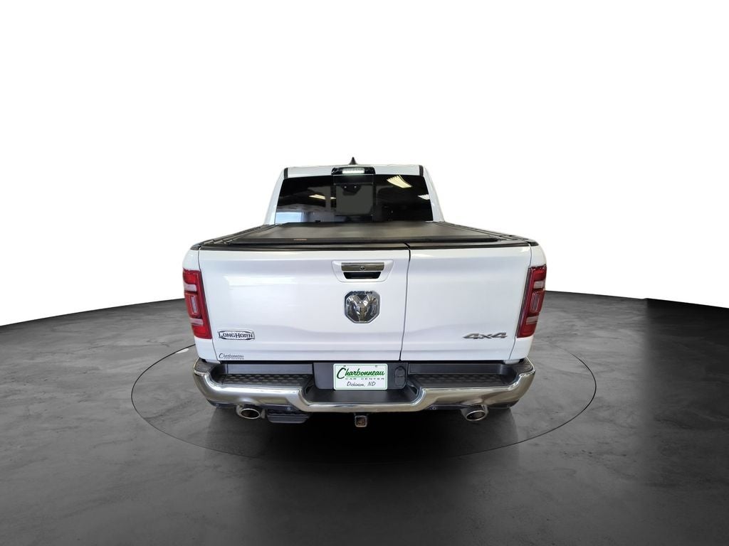 Used 2022 Ivory White Tri-Coat Pearlcoat RAM Longhorn image 19