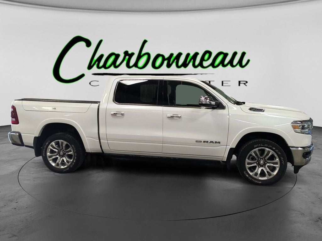 Used 2022 Ivory White Tri-Coat Pearlcoat RAM Longhorn image 6