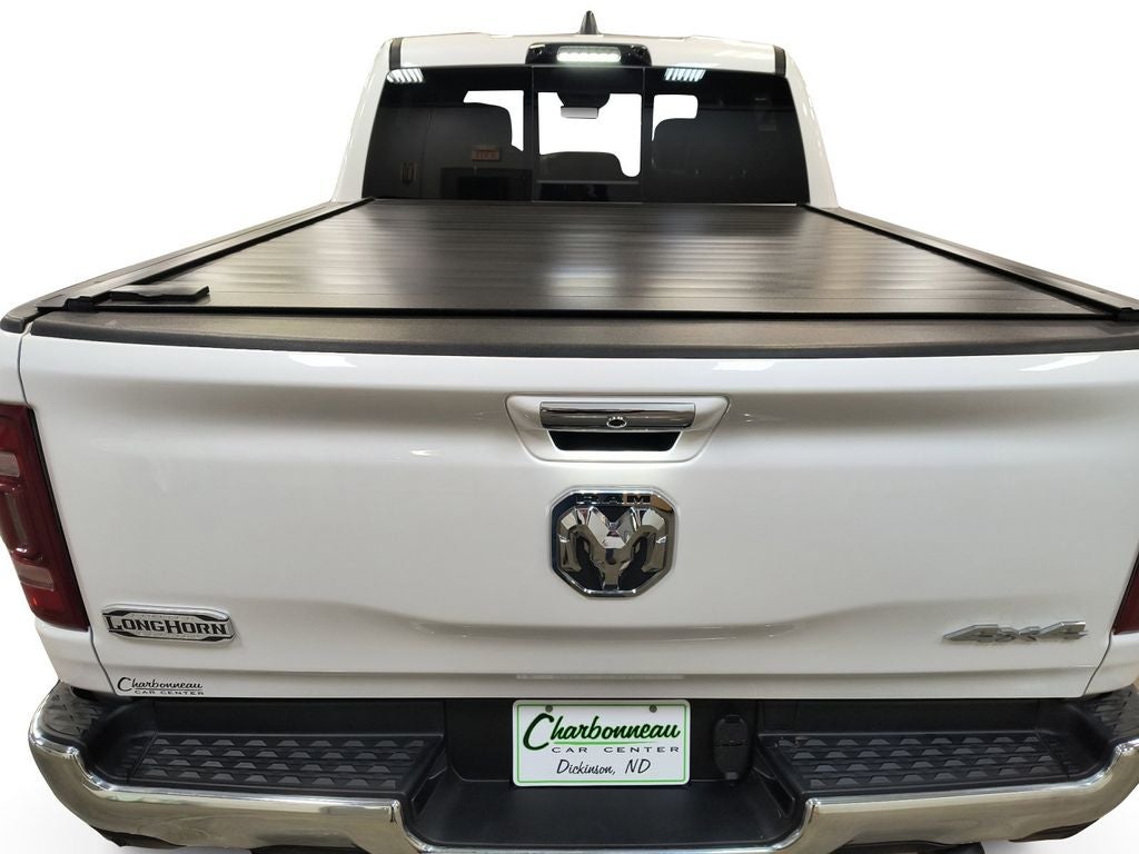 Used 2022 Ivory White Tri-Coat Pearlcoat RAM Limited Longhorn Crew Cab 4x4 5