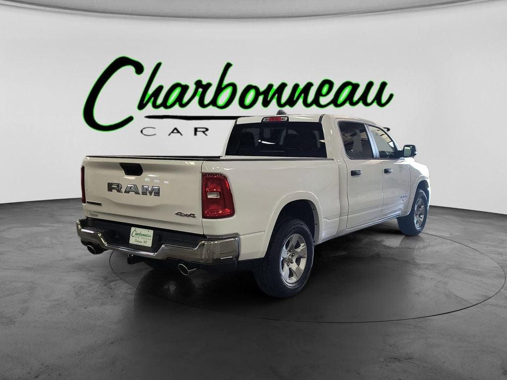 New 2026 Bright White Clear-Coat Exterior Paint RAM RAM 1500 BIG HORN CREW CAB 4X4 6