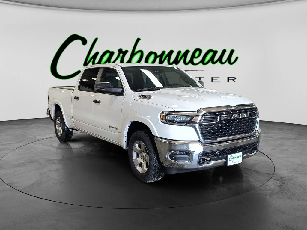 New 2026 Bright White Clear-Coat Exterior Paint RAM RAM 1500 BIG HORN CREW CAB 4X4 6