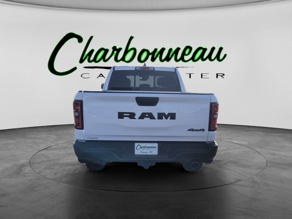 New 2026 Bright White Clear-Coat Exterior Paint RAM RAM 1500 TRADESMAN CREW CAB 4X4 6