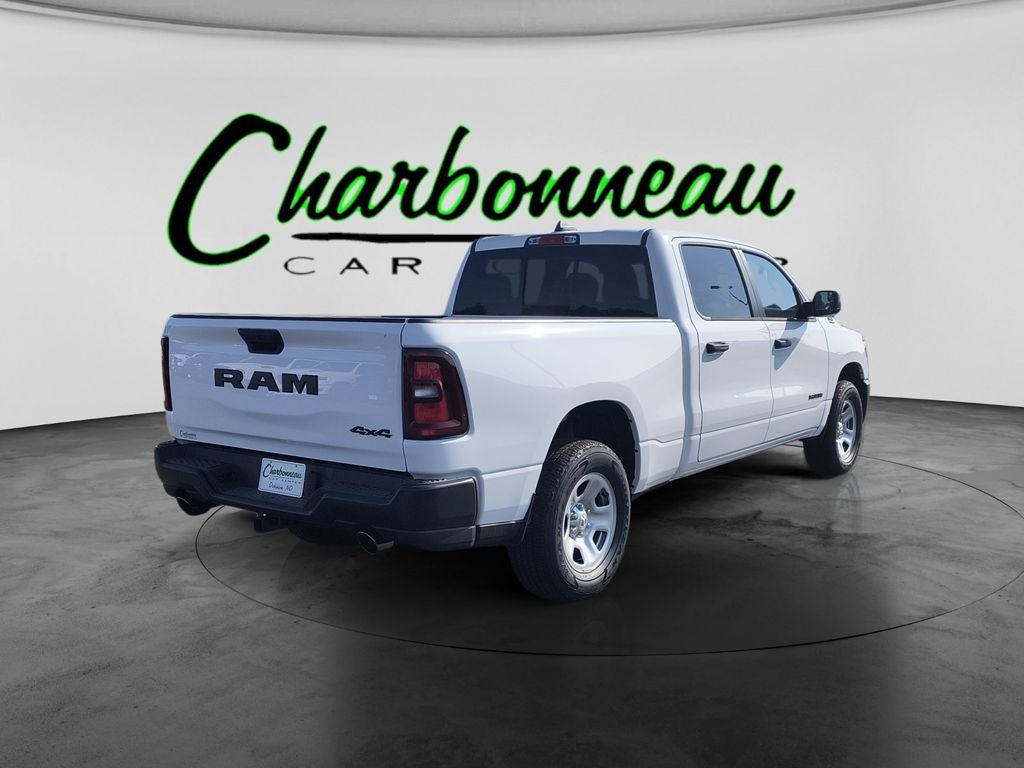 New 2026 Bright White Clear-Coat Exterior Paint RAM RAM 1500 TRADESMAN CREW CAB 4X4 6