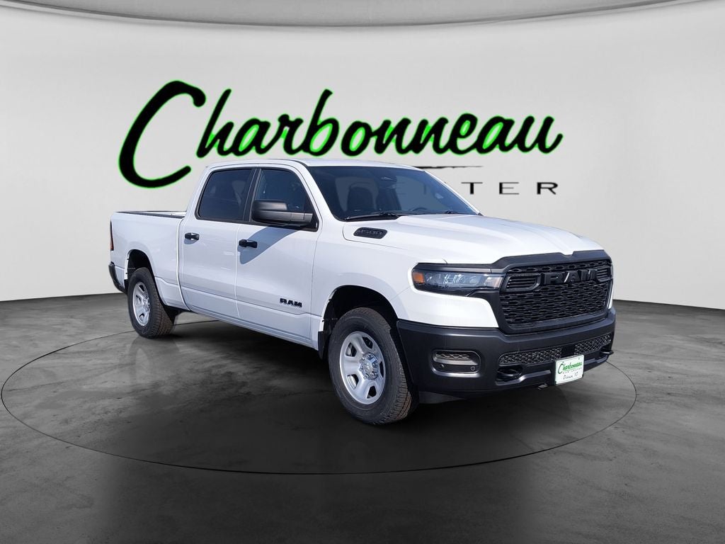 New 2026 Bright White Clear-Coat Exterior Paint RAM RAM 1500 TRADESMAN CREW CAB 4X4 6