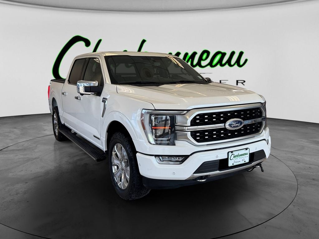 Used 2021 Star White Metallic Tri-Coat Ford Platinum image 7