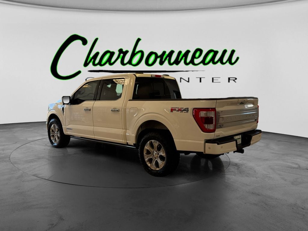 Used 2023 Star White Metallic Tri-Coat Ford Platinum image 3