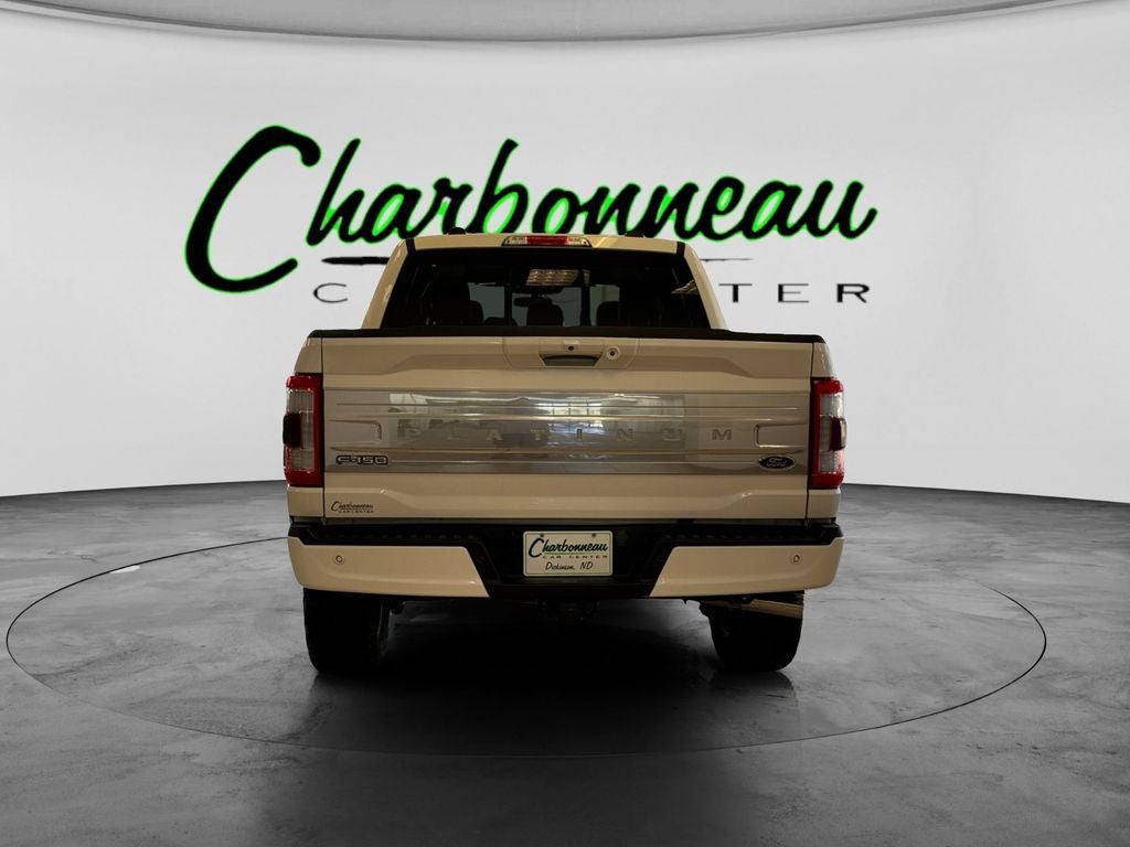 Used 2023 Star White Metallic Tri-Coat Ford Platinum image 4
