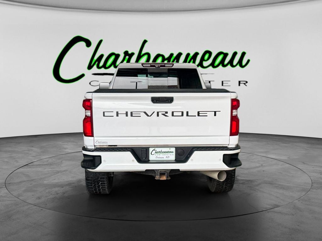 Used 2020 Summit White Chevrolet 4WD Crew Cab Standard Bed High Country image 4