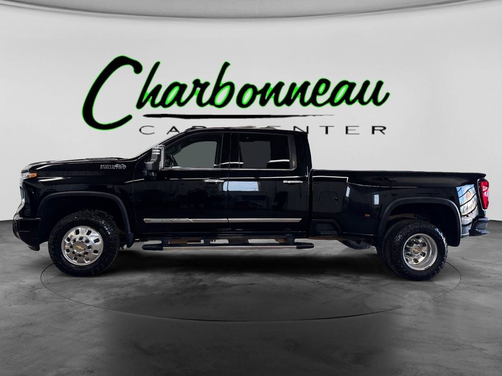 Used 2024 Black Chevrolet 4WD Crew Cab Long Bed High Country image 2