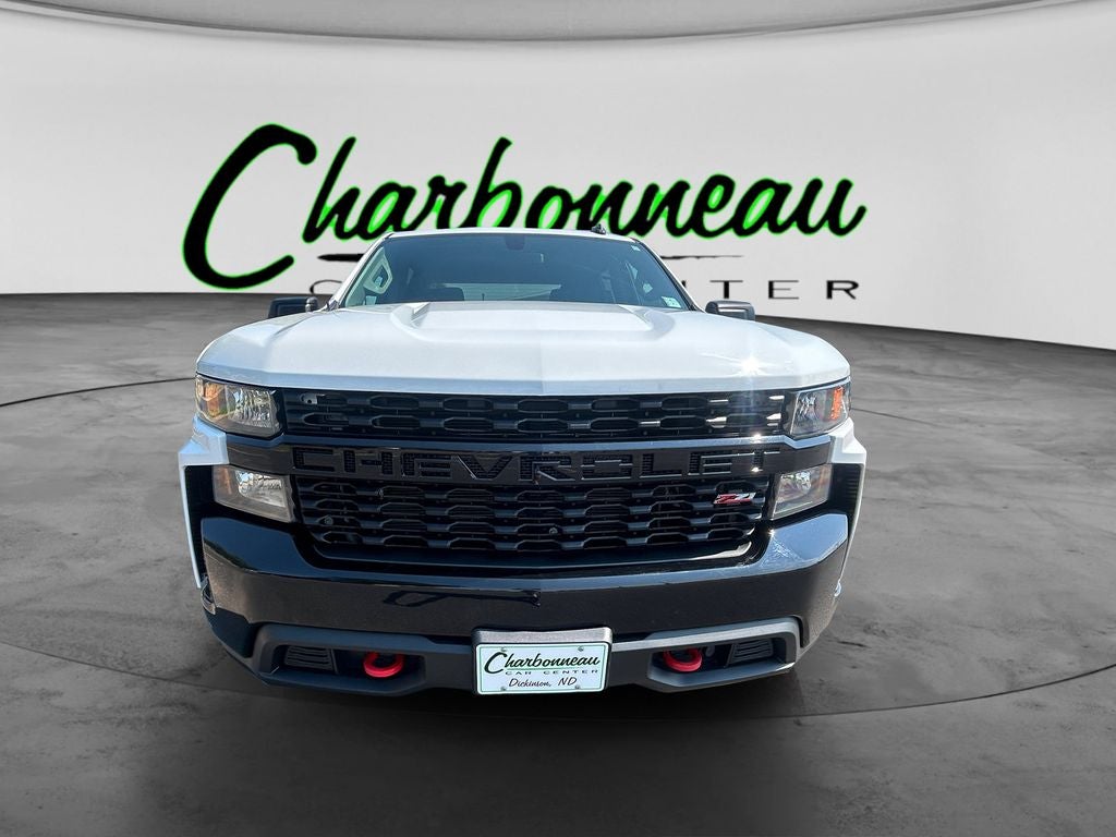 Used 2020 Summit White Chevrolet 4WD Crew Cab Short Bed Custom Trail Boss image 8