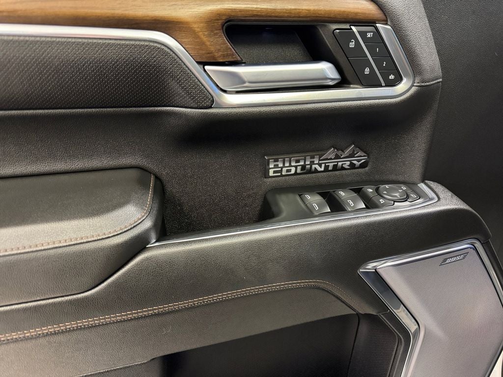 Used 2023 Iridescent Pearl Tricoat Chevrolet 4WD Crew Cab Short Bed High Country image 11