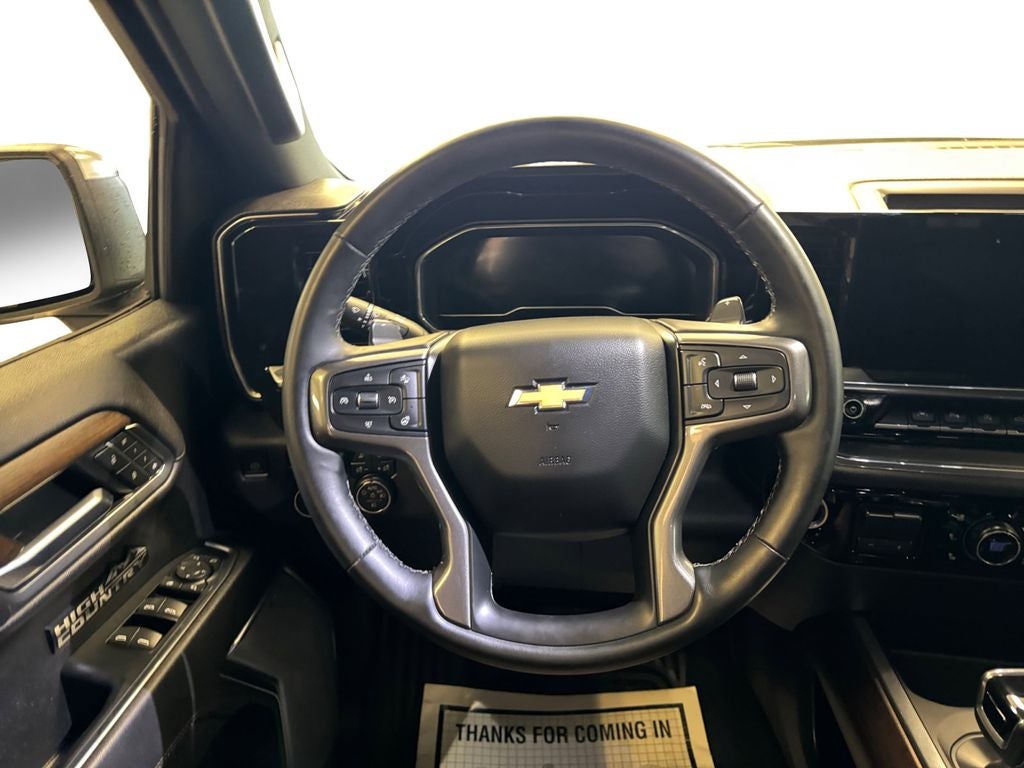 Used 2023 Iridescent Pearl Tricoat Chevrolet 4WD Crew Cab Short Bed High Country image 13