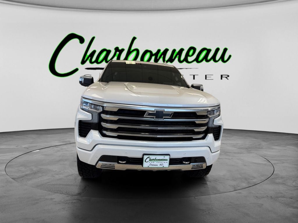 Used 2023 Iridescent Pearl Tricoat Chevrolet 4WD Crew Cab Short Bed High Country image 8