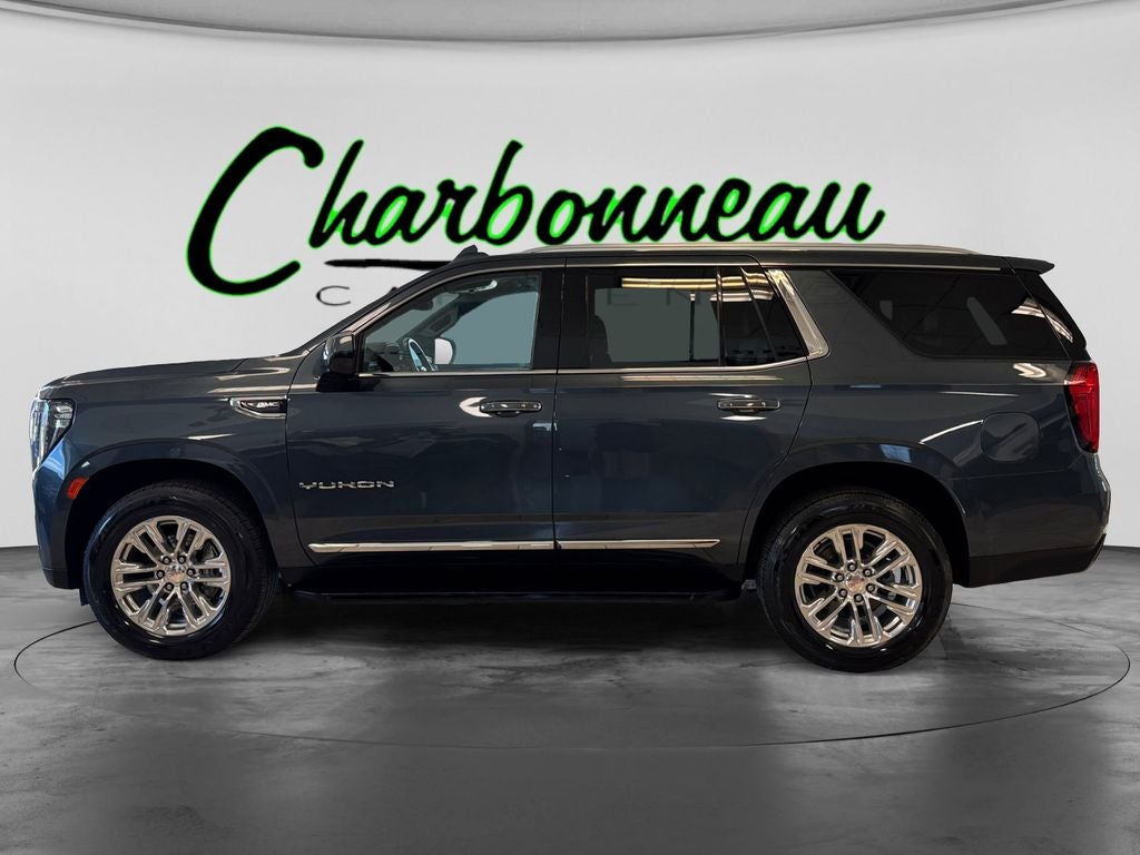 Used 2021 Dark Sky Metallic GMC 4WD SLT image 2