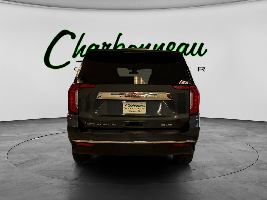 Used 2021 Dark Sky Metallic GMC 4WD SLT image 4
