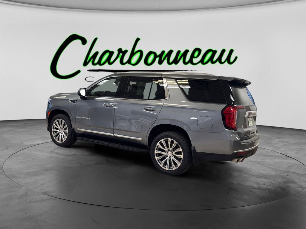 Used 2022 Satin Steel Metallic GMC 4WD Denali image 3