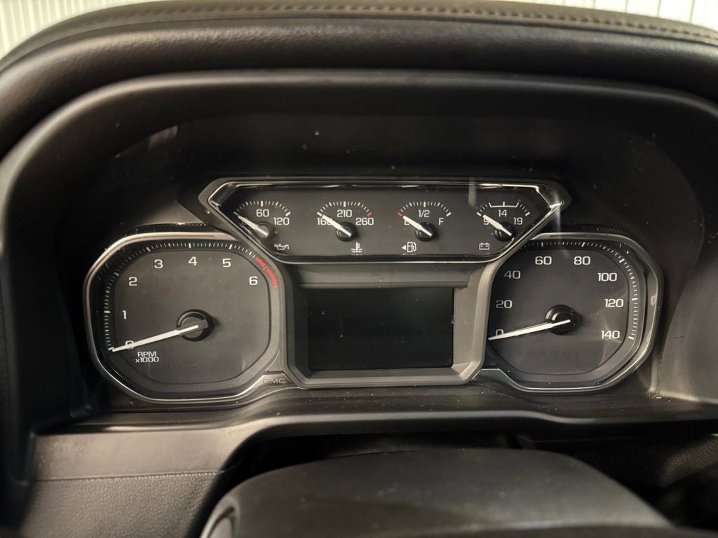 Used 2021 Quicksilver Metallic GMC 4WD Crew Cab Standard Bed SLT image 14