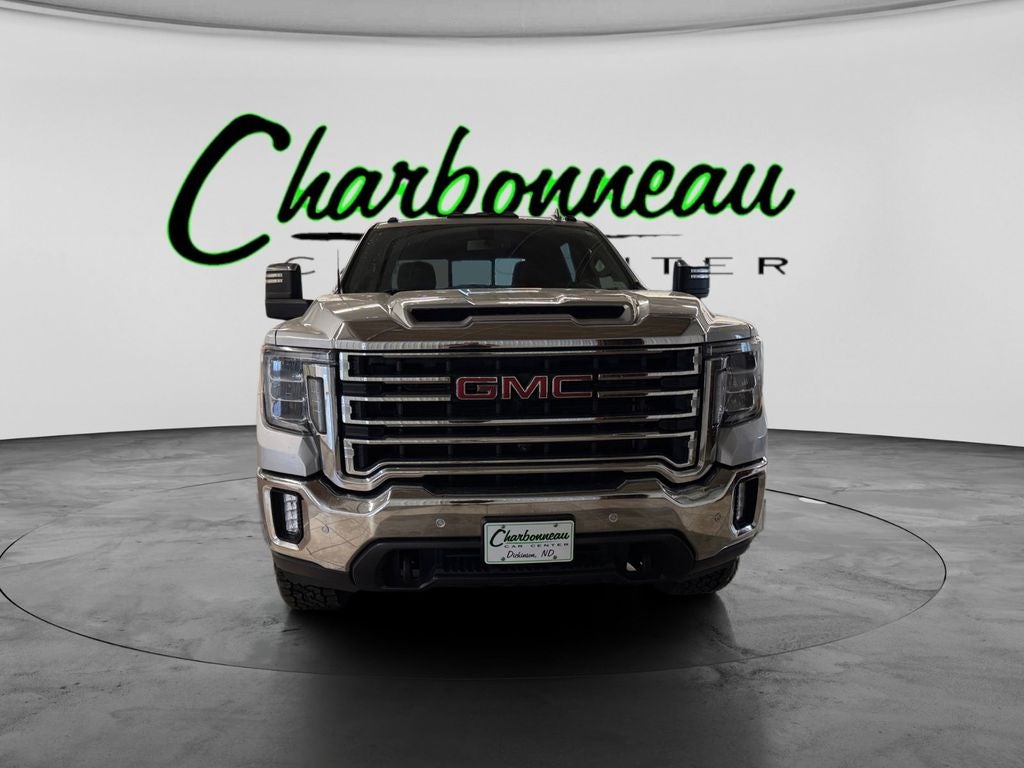 Used 2021 Quicksilver Metallic GMC 4WD Crew Cab Standard Bed SLT image 8