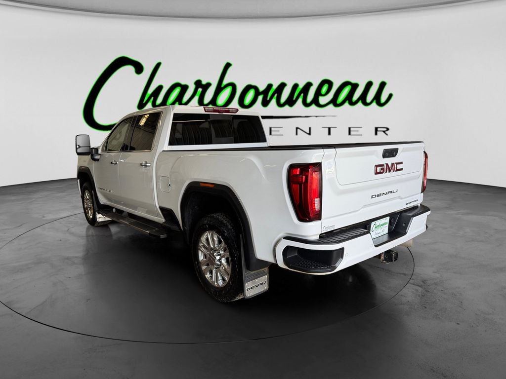 Used 2023 Summit White GMC 4WD Crew Cab Standard Bed Denali image 3