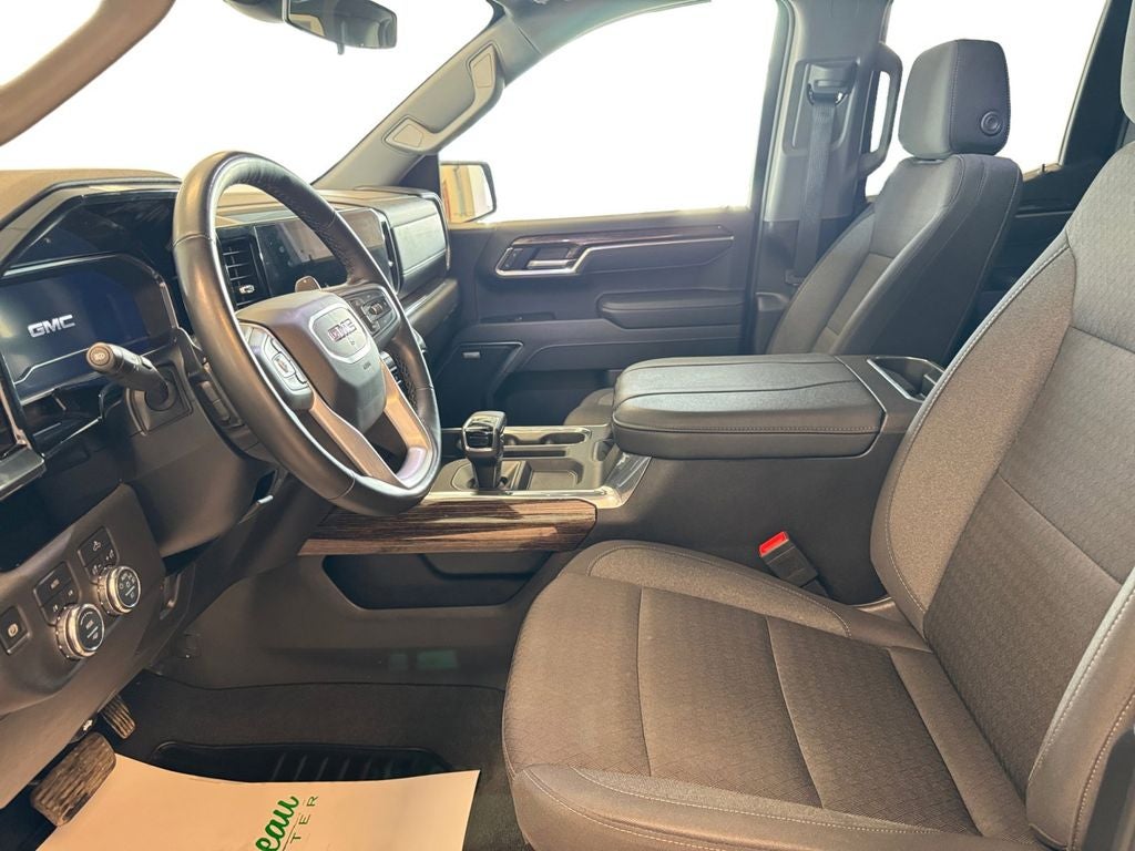 Used 2025 Onyx Black GMC 4WD Double Cab Standard Box Elevation with 3SB image 10