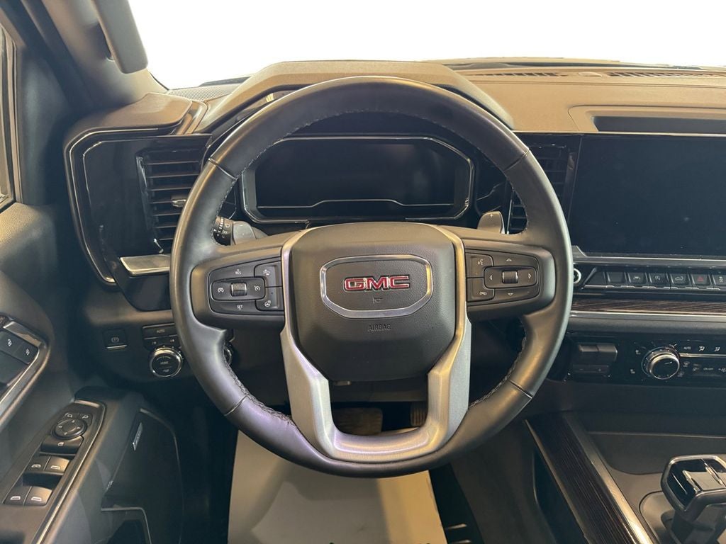 Used 2025 Onyx Black GMC 4WD Double Cab Standard Box Elevation with 3SB image 13