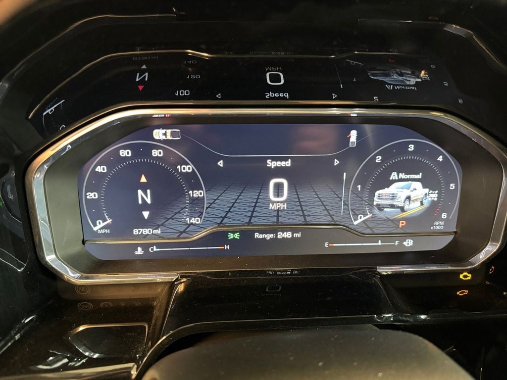 Used 2025 Onyx Black GMC 4WD Double Cab Standard Box Elevation with 3SB image 14